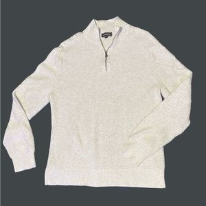 Express Half-Zip Sweater - Light Grey